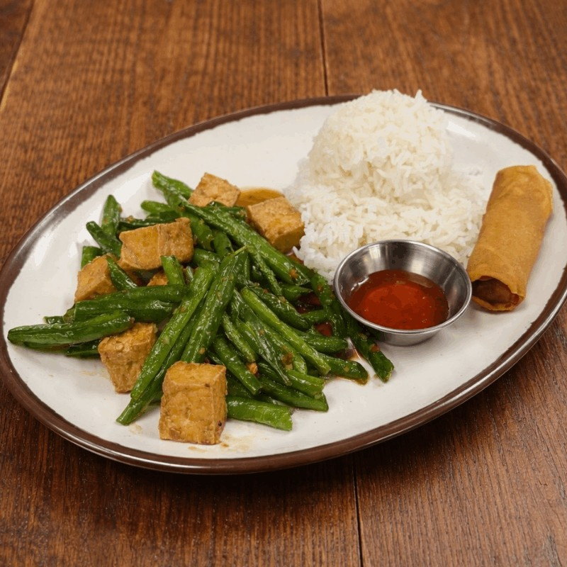 L Garlic Green Bean (Lunch Special) from Noodle Monster in Valley Village