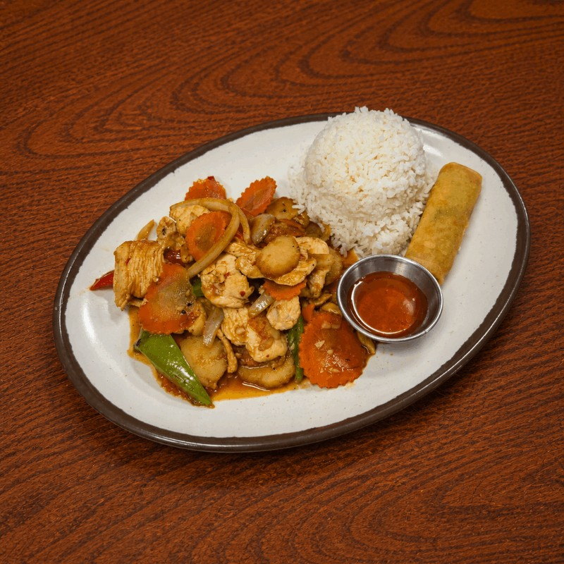L Kung Pao (Lunch Special) from Noodle Monster in Valley Village
