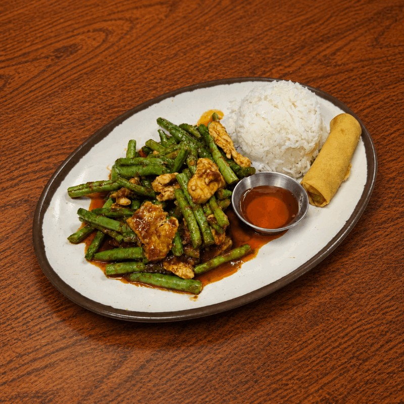 L Prik Khing (Lunch Special) from Noodle Monster in Valley Village